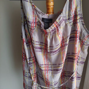 attention Watercolor Check Tank